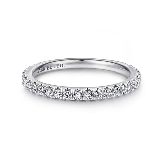 Gabriel - 18K White Gold  Matching Wedding Band