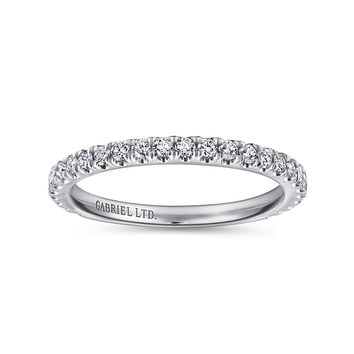 18K White Gold  Matching Wedding Band