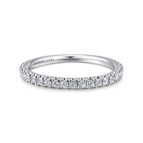 18K White Gold  Matching Wedding Band
