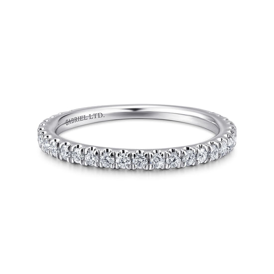 Gabriel - 18K White Gold  Matching Wedding Band