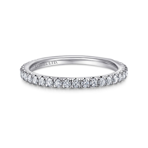 18K White Gold  Matching Wedding Band