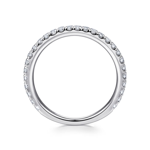 18K White Gold  Matching Wedding Band