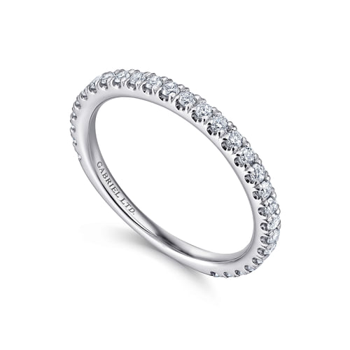 18K White Gold  Matching Wedding Band