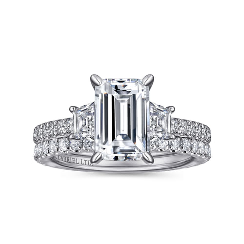 18K White Gold  Matching Wedding Band