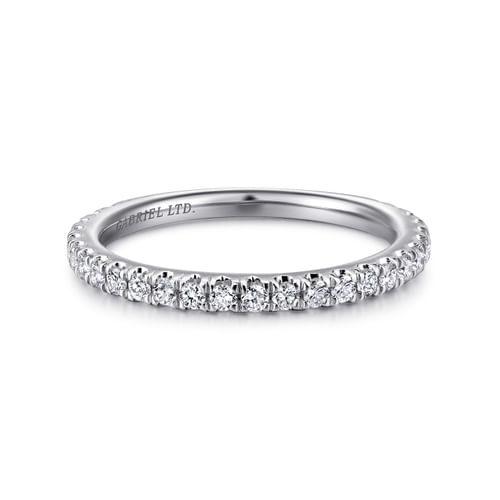 18K White Gold  Matching Wedding Band