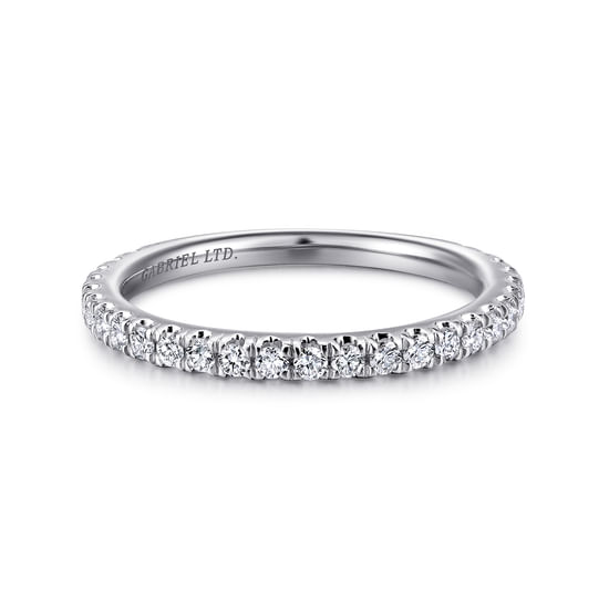 Gabriel - 18K White Gold  Matching Wedding Band