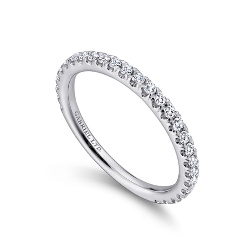 18K White Gold  Matching Wedding Band