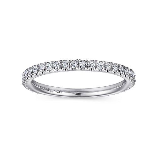 18K White Gold  Matching Wedding Band