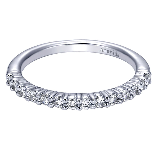 Gabriel - 18K White Gold  Matching Wedding Band