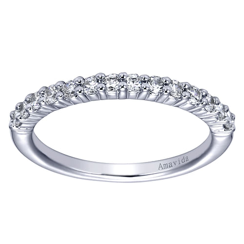 18K White Gold  Matching Wedding Band