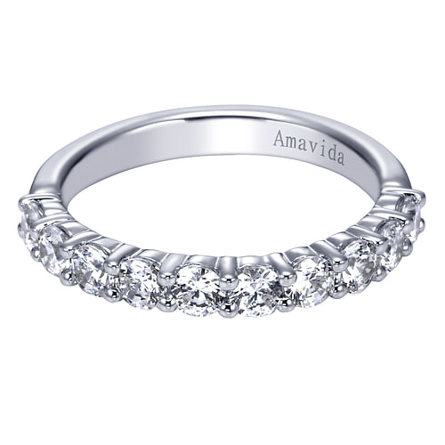 18K White Gold  Matching Wedding Band