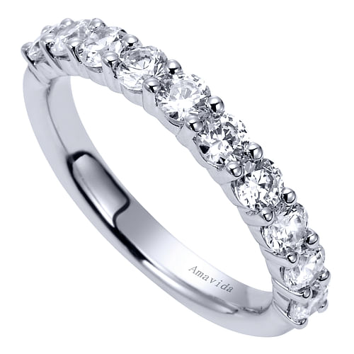 18K White Gold  Matching Wedding Band