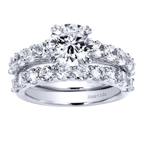18K White Gold  Matching Wedding Band
