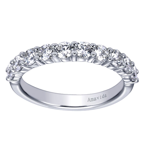 18K White Gold  Matching Wedding Band