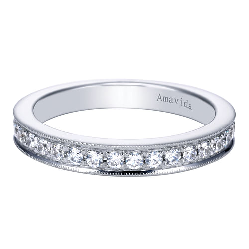 18K White Gold  Matching Wedding Band