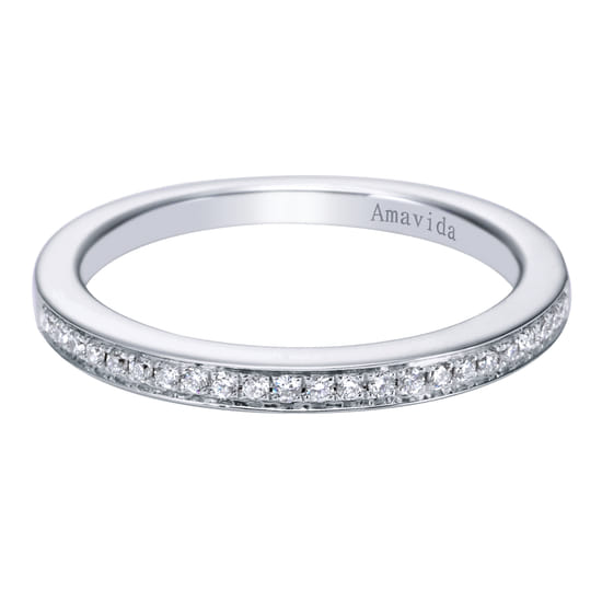 18K White Gold  Matching Wedding Band