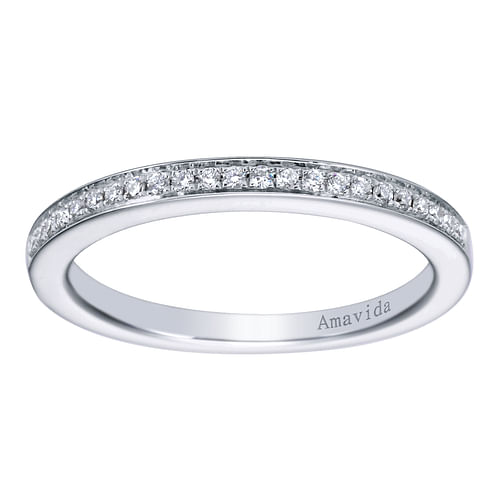 18K White Gold  Matching Wedding Band