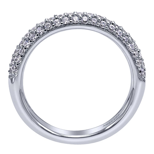 18K White Gold  Matching Wedding Band