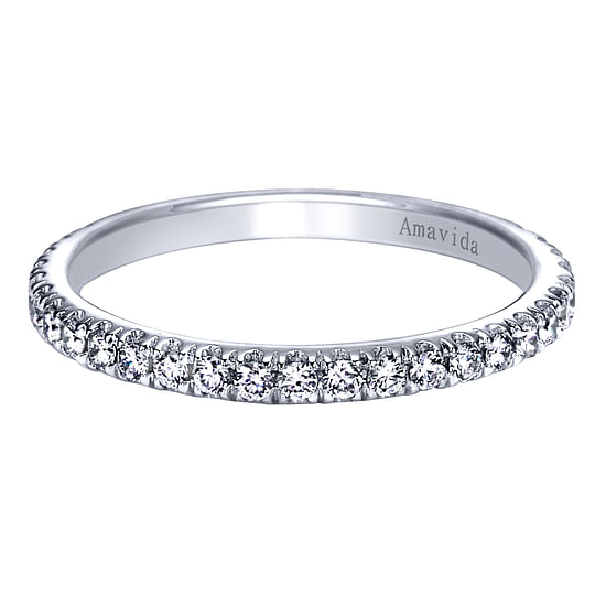 Gabriel - 18K White Gold  Matching Wedding Band