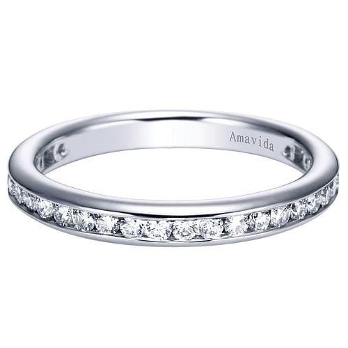 18K White Gold  Matching Wedding Band