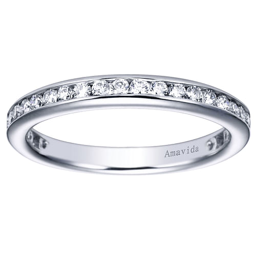 18K White Gold  Matching Wedding Band