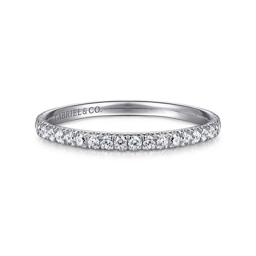 18K White Gold  Matching Wedding Band