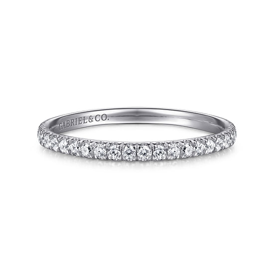 Gabriel - 18K White Gold  Matching Wedding Band