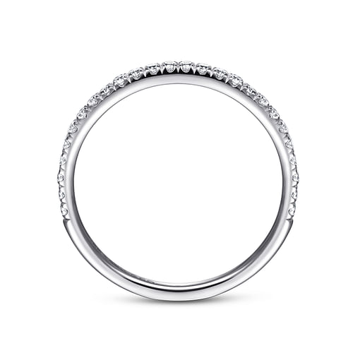 18K White Gold  Matching Wedding Band