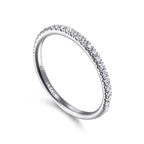 18K White Gold  Matching Wedding Band