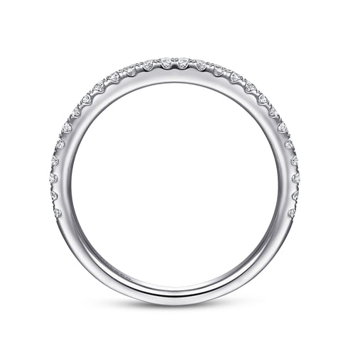 18K White Gold  Matching Wedding Band