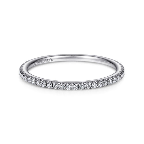 18K White Gold  Matching Wedding Band