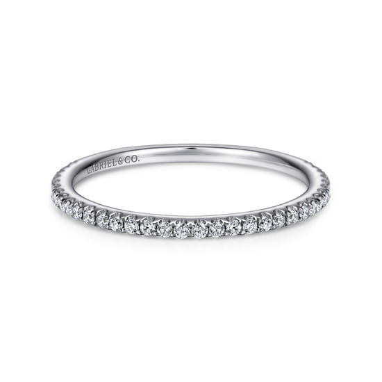 Gabriel - 18K White Gold  Matching Wedding Band