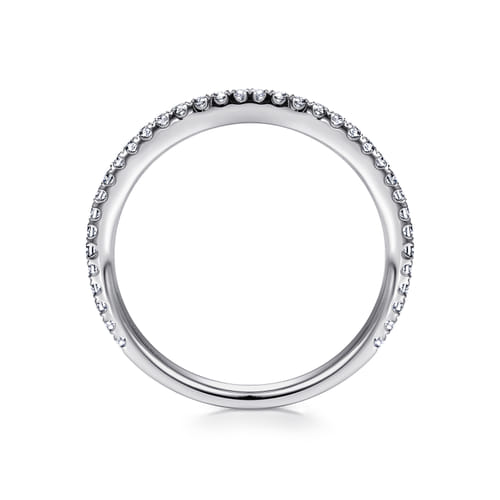 18K White Gold  Matching Wedding Band