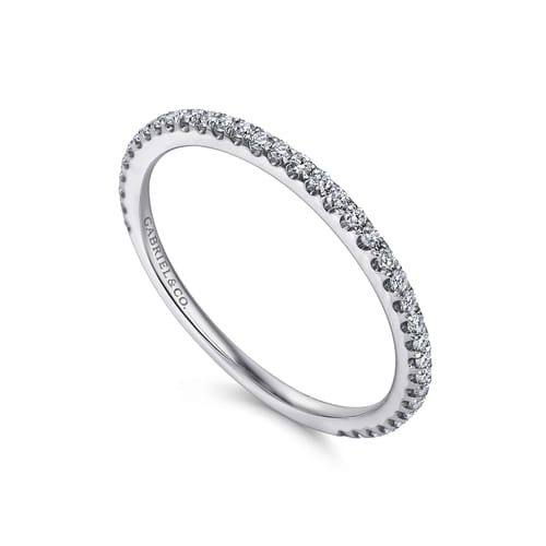 18K White Gold  Matching Wedding Band