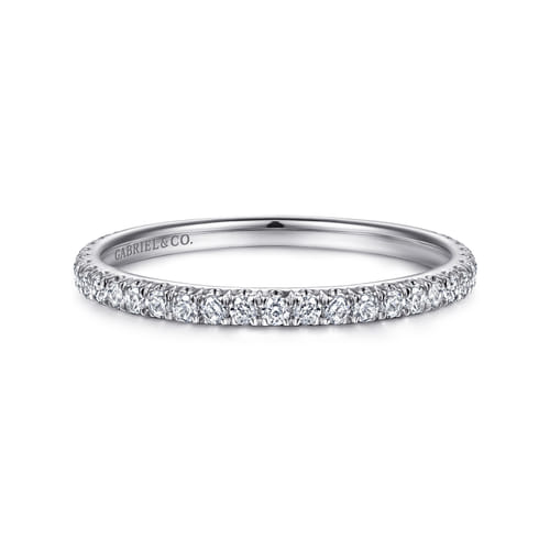 18K White Gold  Matching Wedding Band