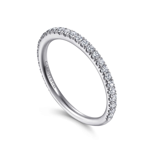 18K White Gold  Matching Wedding Band