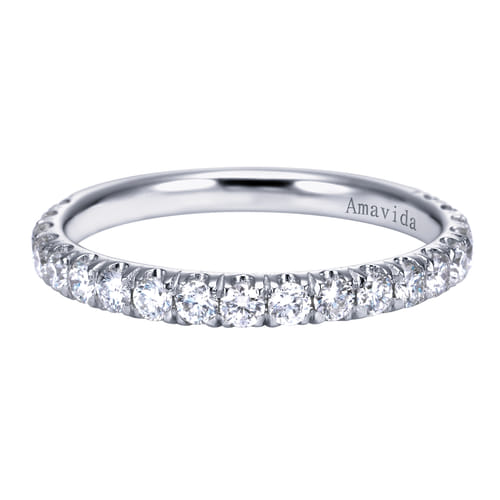 18K White Gold  Matching Wedding Band