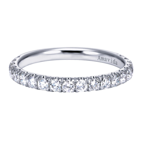Gabriel - 18K White Gold  Matching Wedding Band