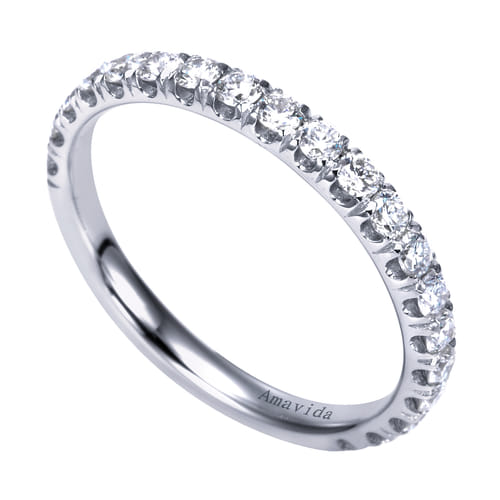 18K White Gold  Matching Wedding Band