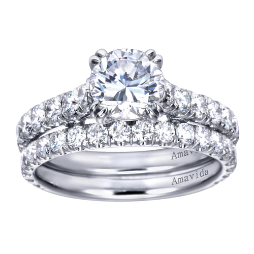 18K White Gold  Matching Wedding Band