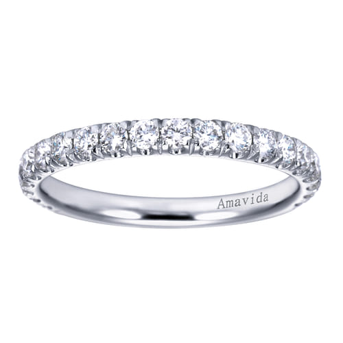 18K White Gold  Matching Wedding Band