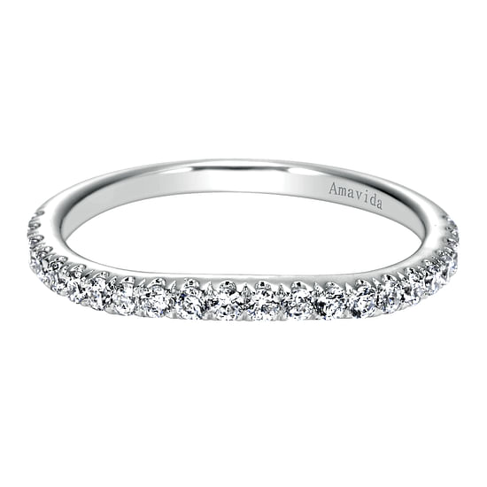 Gabriel - 18K White Gold  Matching Wedding Band