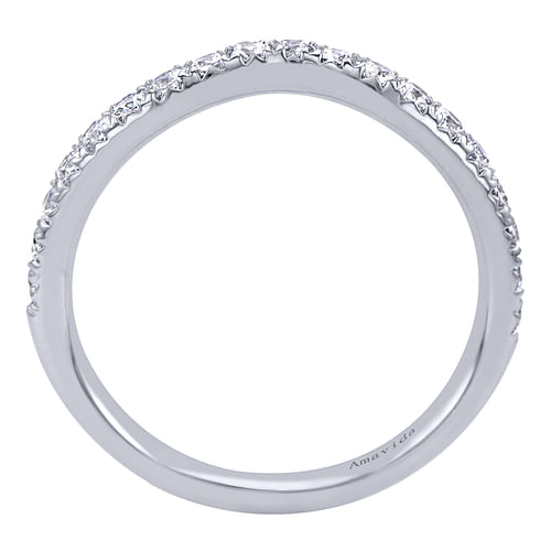 18K White Gold  Matching Wedding Band