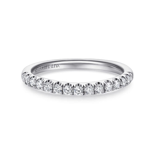 18K White Gold Diamond Matching Wedding Band