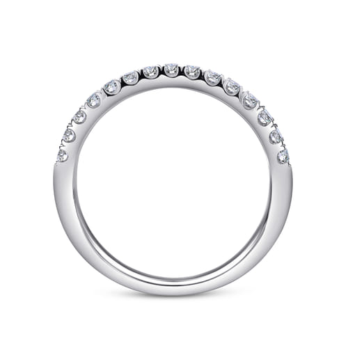 18K White Gold Diamond Matching Wedding Band