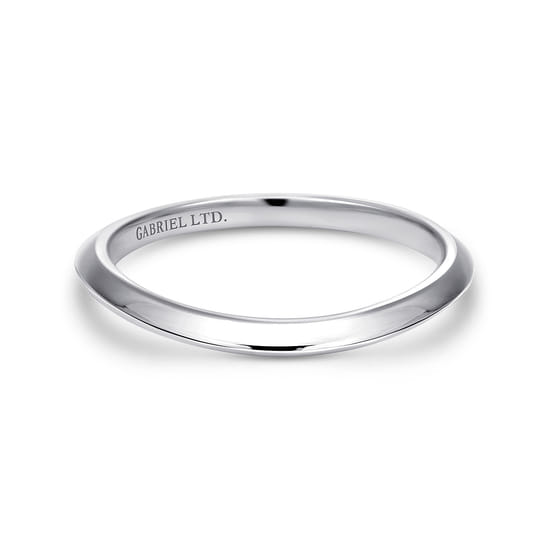 18K White Gold Diamond Matching Wedding Band