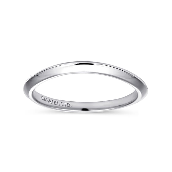 18K White Gold Diamond Matching Wedding Band angle 5