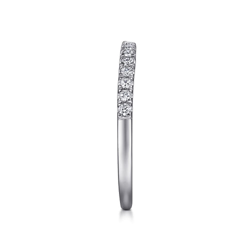 18K White Gold Diamond Matching Wedding Band