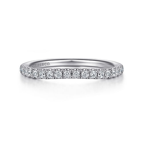 18K White Gold Diamond Matching Wedding Band