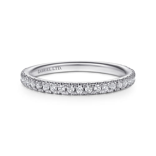 18K White Gold Diamond Matching Wedding Band